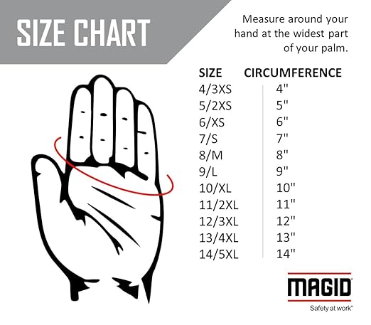 MAGID MultiMaster Ambidextrous 8 oz. Clute Cut Canvas Chore Gloves, 144 Pairs, Size Men's (Fits Large) (T89R)