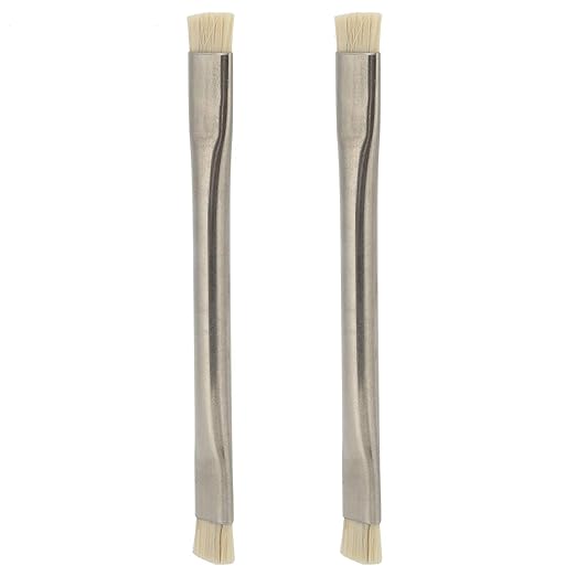 Anti Static Brush 2pcs Electronic Cleaning Brush, Mainboard Motherboard Cleaning Brush ESD Safety Dust Removal Brush Soft Brush for Cleaning Keyboard PCB Mobile Phone Parts