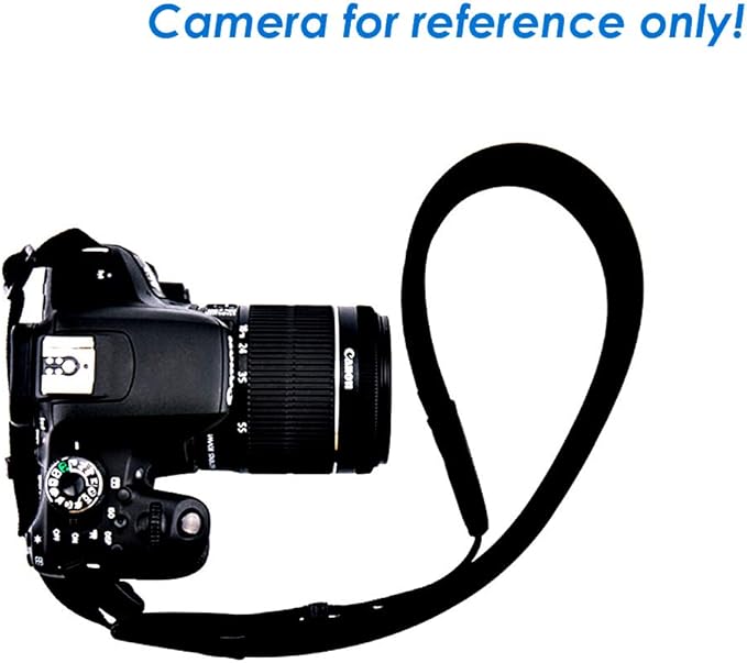 Fotasy Anti-Slip Elastic Neoprene Neck Strap for Canon 6D 5D IV III II 7D II 80D 70D 60D 3000D 1500D 1300D 1200D 1100D 1000D 760D 750D 700D 650D 600D