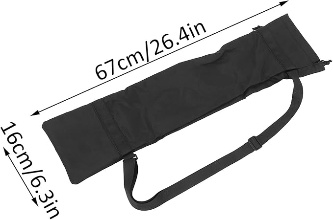 Universal Tripod Carrying Case Bag Photography Carrying Case Tripod Bag Studio Light Stand Tripod Monopod Camera Case Carrying Bag with Shoulder Strap (M 25x18x3cm / 9.8x7.1x1.2in)