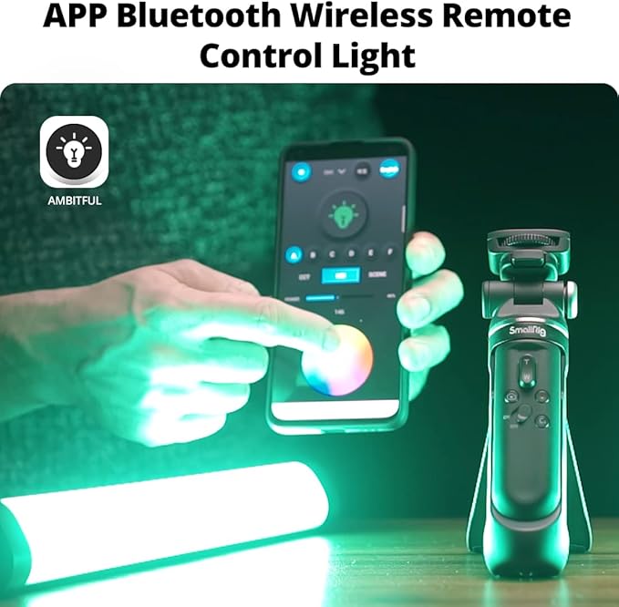AMBITFUL A2 RGB LED Light Wand -Full Color Magnetic Video Light Stick,Handheld Tube Light with 29 Effects, 2500-8500K, 2500mAh, CRI 95+ for Photography, YouTube, TikTok (A2)
