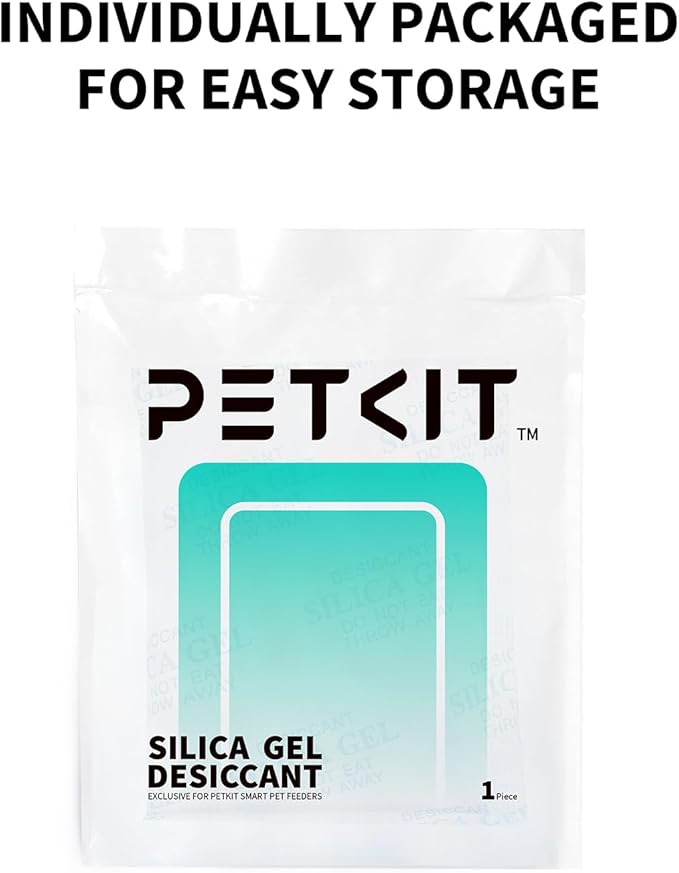 PETKIT Replaced Desiccant Bags for All Automatic Cat Dog Feeders -5 Packs, Pet Feeder Replaced Desiccant, Fresh Keeping
