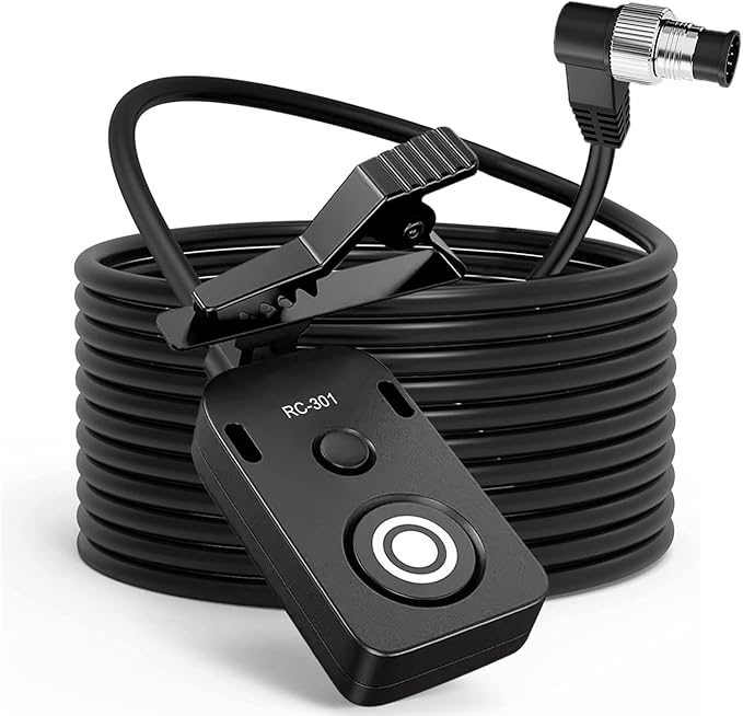 5M Extension Cord RC301-DC0/MC-30 Remote Control Shutter Release Cord for Nikon Z8 Z9 D850 D500 D5 D810 D810A D800 D700 D4s D4 D3 D3s D3X D2H D2X D2Hs D2Xs D300s