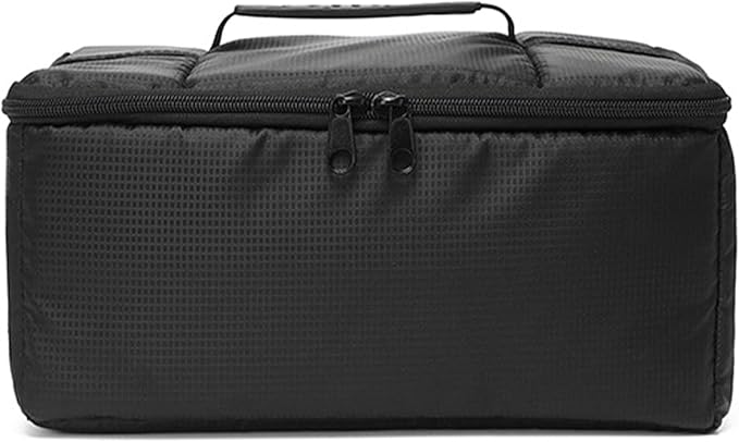 Lizbin Camera Insert Bag Camera Case, Water Resistant Camera Bag Insert Portable Inner Bag, Shockproof DSLR SLR Cameras Padded Storage Bag, Inner Case Bags (Black)