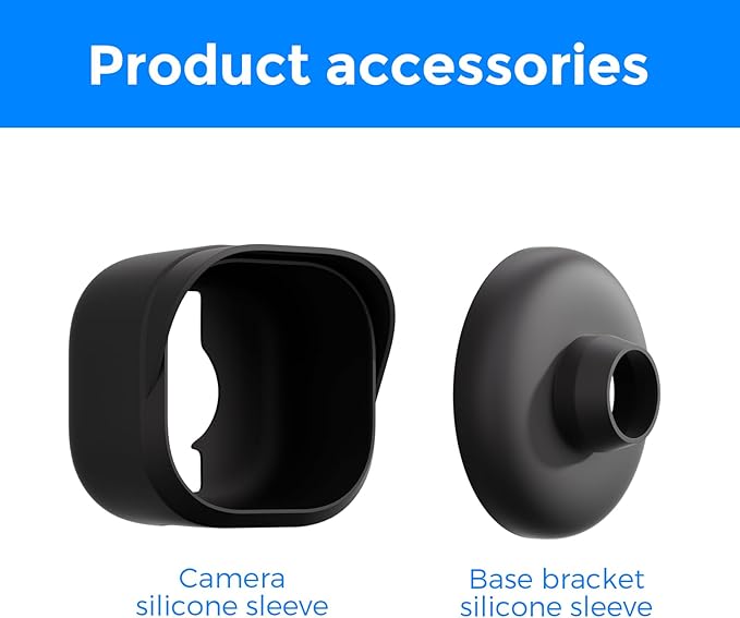 Blink Mini Camera Cover – Silicone Skin Case for Blink Mini & Mini 2, Mini 2k+ (Indoor/Outdoor) – Anti-Scratch, Weatherproof, 360° Protection – Easy Snap-On Design, HD Clarity (Camera Not Included)