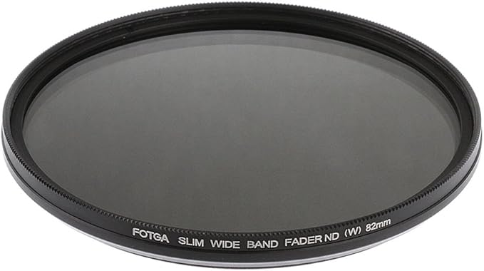 Fotga Slim Fader Variable ND Filter Adjustable ND2 to ND400 82mm Neutral Density Optical Glass for Camera Lens