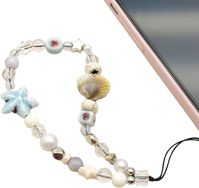 Beaded Camera Wrist Strap Cute Digital Camera Charm Lanyard Phone Chain Keychain Beaded Phone Lanyard Bag Charm