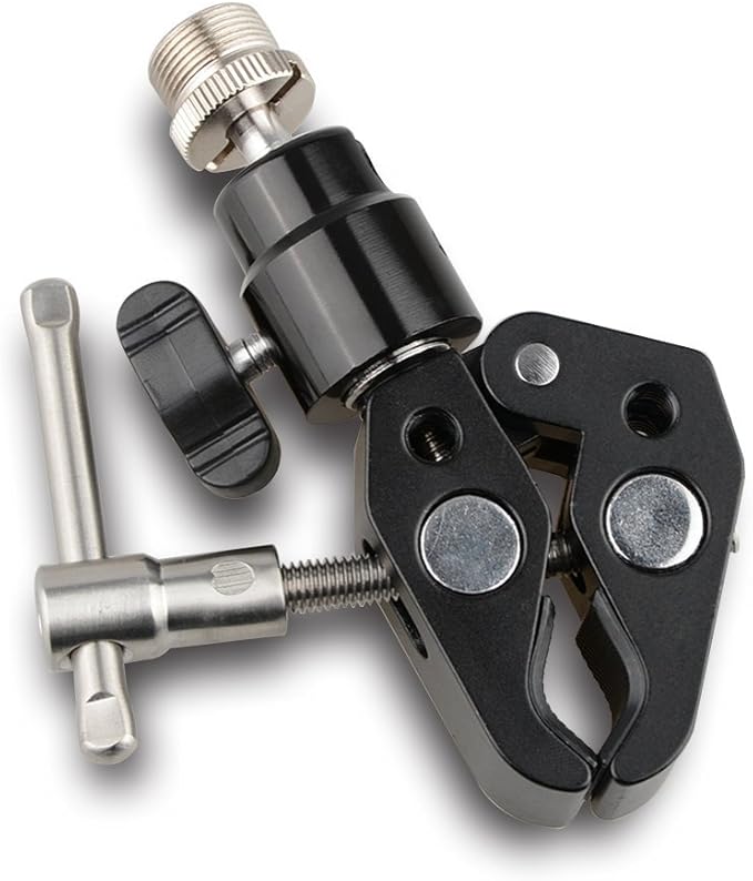 CAMVATE Crab Clamp Articulated 1/4 Mini Ball Head for Microphones - 1465