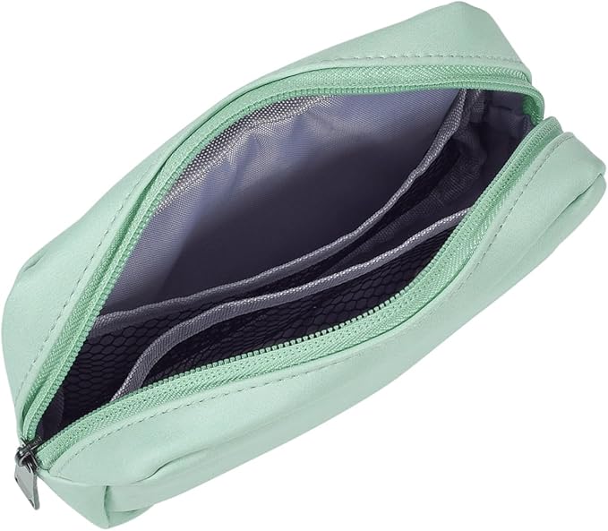 Electronic Organizer Travel Cable Accessories Bag, Electronic Organizer Case, Electronic Accessories Organizer Bag for Cable, Cord, Charger, Phone, Power Bank, Earphone (Big-Mint Green)