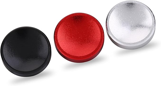3pcs Universal Camera Shutter Button,Metal Mini Soft Release Buttons with Concave Surface