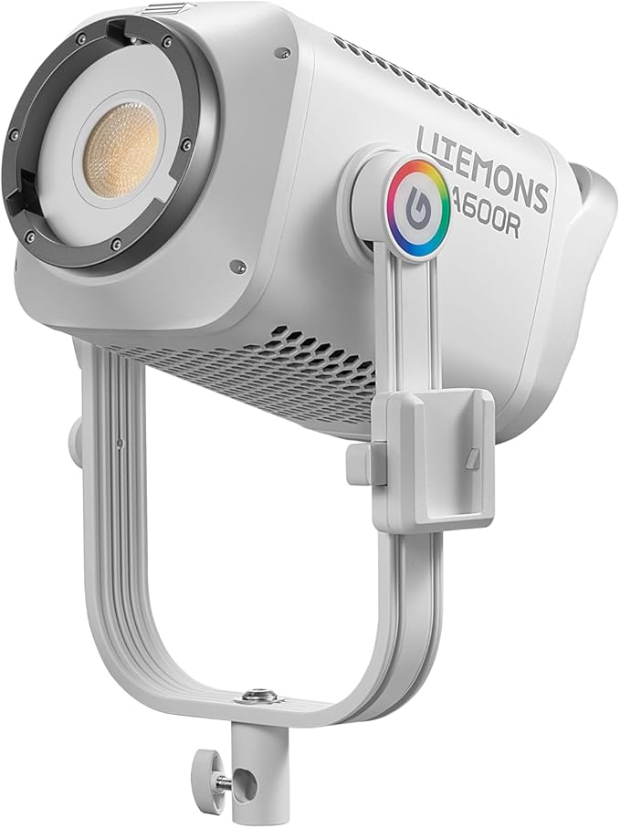 Godox LA600R RGB LED Video Light, 600W Adjustable RGBWW with 1800K–10,000K CCT, CRI/TLCI 96+, Bowens Mount, App & DMX Control, and Silent Cooling for Studio, Film, Portrait, and Video Production