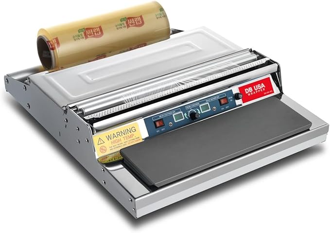 VisionTechShop CW-500E, 20 Inch / 500 mm Hand Wrapping Machine Film Wrapper for Food Packaging, MADE IN KOREA