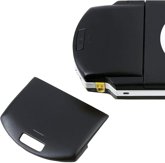 Black Battery Cover Door Case for PSP 1000 1001 Fat Replacement