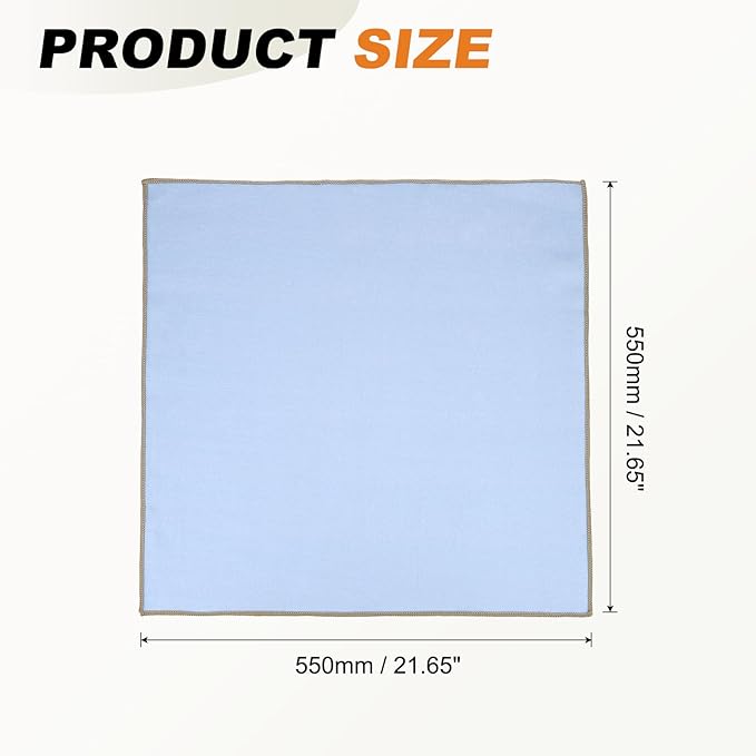 PATIKIL 22" x 22" Camera Protective Wrap, Magic Self-Adhesive Cloth Anti-scratch Lens Pouches for Camera Lens DSLR Phone Laptop, Blue