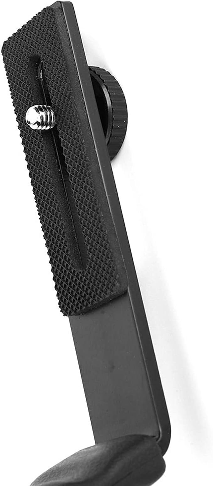 Sonew Camera Flash L Bracket Dual Hot Shoes Holder Mount Adapter Mount DV Microphone LED Light for Photography Lightweight Sturdy Durable