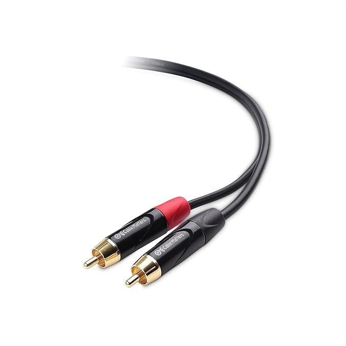 Cable Matters Dual XLR to RCA Cable - 10ft, Dual Female XLR to RCA Cable