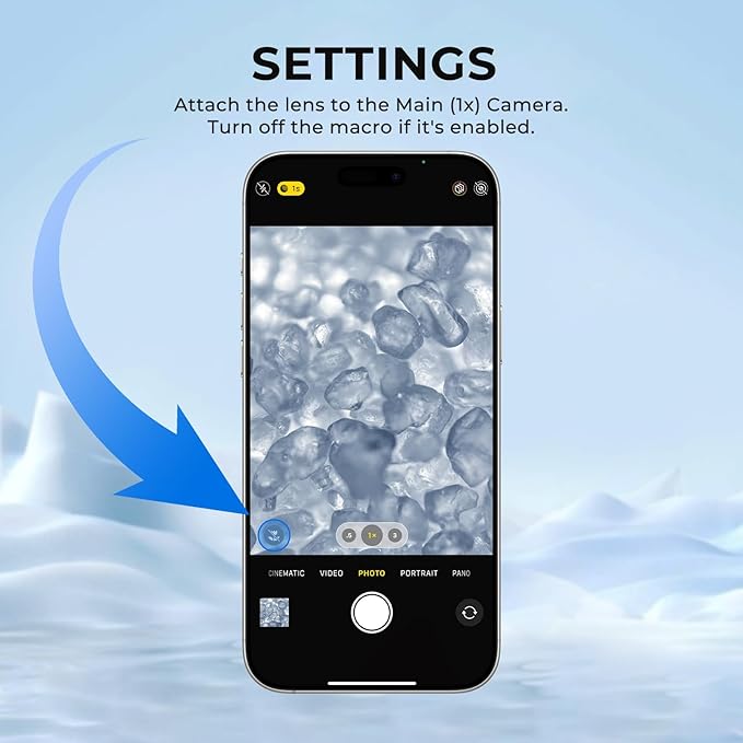 Freewell 45x Macro Lens for Smartphones 17mm Threaded Extreme Detail Close-Ups Lens for iPhone & Samsung
