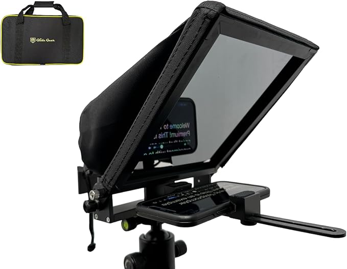 Glide Gear TMP 50 Teleprompter – For Smartphones – Carry Case, No Assembly