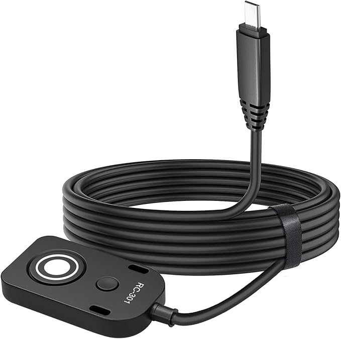 DYTDIEYINGTU RC-301 S2 for Sony Camera Cable Video Cable Small Release Shutter Remote Control Cable a7m4 a7r4 a7r2 r3 m2 a9 a1 a6600 a6500 a7r5 a5000 rx0ii rx1rii rx10m4(150cm/59in)