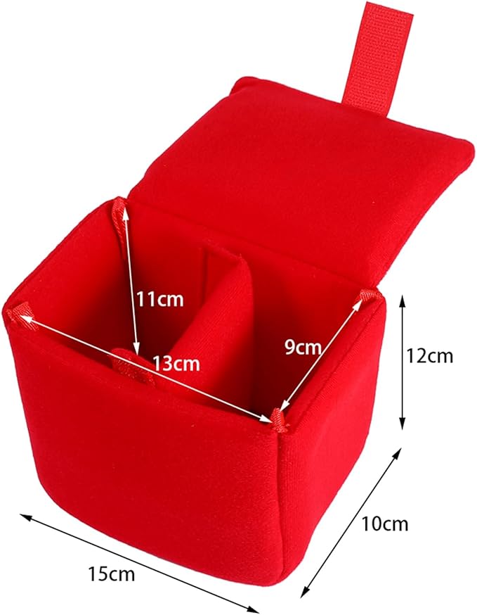 Keenso Camera Bag Insert, Durable DSLR Camera Bag Insert Pad, Travel-Ready Shockproof for Padded Case, Soft Lining & Easy-Clean Design for Photographers, Tra