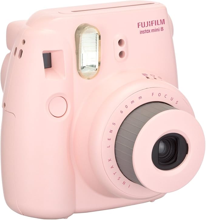 Fujifilm instax mini 8 Camera, 1/60 sec Shutter Speed, 62x46mm Picture Size, Pink
