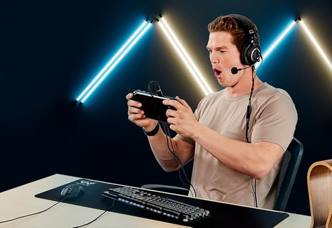 Antlion Audio ModMic USB 2 Attachable Noise-Cancelling Microphone with Mute Switch Compatible with PC, PlayStation, and More.