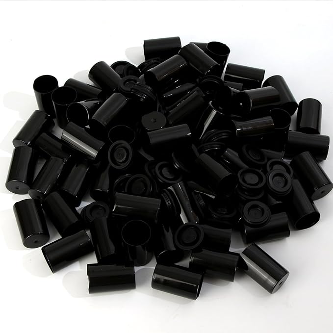 35mm Film Negative Canisters with Caps 10pcs Film Storage Canister Comes with 10 Labels to Record the Subject of the Negatives