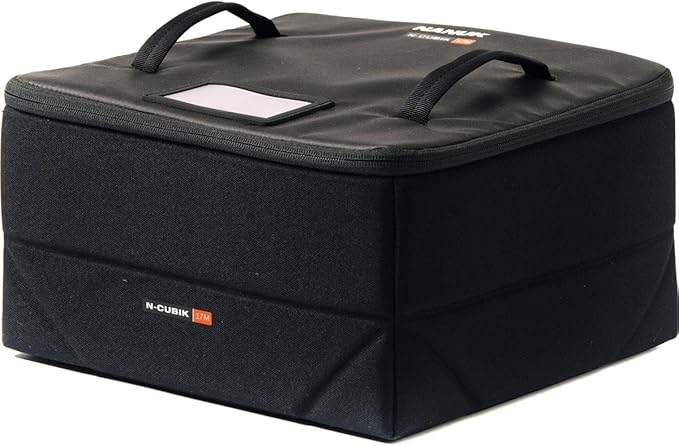 NANUK N-Cubik 17M Camera Bag Insert – Medium Water-Resistant Cube – Shockproof Protective Camera Insert for Backpack – Perfect for Tech Gear & Accessories (11.4” x 13.3” x 6.6”)