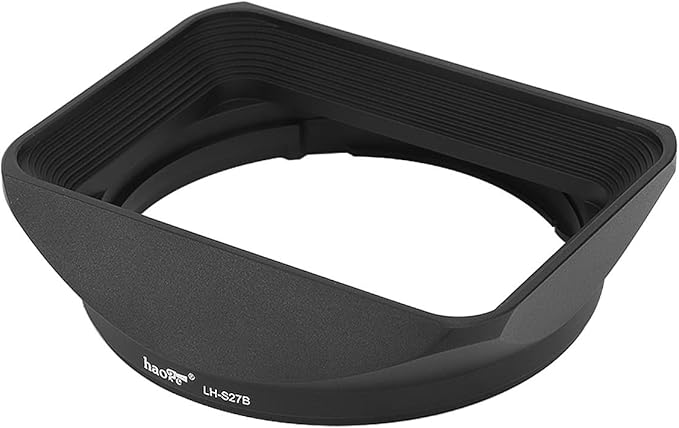 Haoge LH-S27B Bayonet Square Metal Lens Hood Shade with Cap for Sony Vario-Tessar T FE 24-70mm F4 ZA OSS SEL2470Z Lens