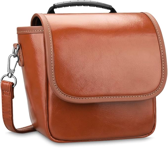 Fintie Camera Bag Compatible with Polaroid Now+ Generation 3/2/1 I-Type, Polaroid Now Gen 3rd/2nd/1st, OneStep 2 VF, I-2 Instant Film Camera Travel Shoulder Case with Adjustable Strap Accessories
