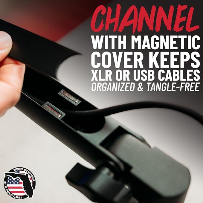 Gator Frameworks Low-Profile Series Premium Broadcast, Podcast, and Streaming Boom Arm, Fully Adjustable (GFWMICBCBM2500)