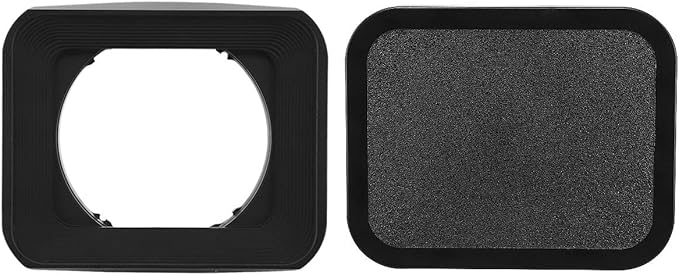 Haoge LH-S35B Bayonet Square Metal Lens Hood Shade with Cap for Sony Sonnar T FE 35mm F2.8 ZA SEL35F28Z and Sonnar T FE 55mm F1.8 ZA SEL55F18Z Lens