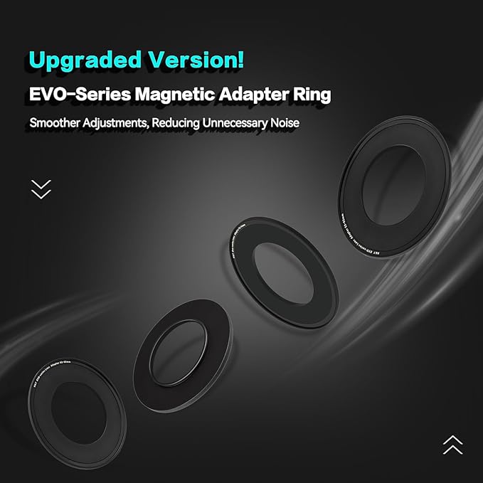 H&Y Magnetic Step Up Filter Ring 67 to 82mm, Ultra-Slim Aluminum Lens Filter Stepping Ring for Adapting 67mm Lens to an 82mm Filters, EVO Series