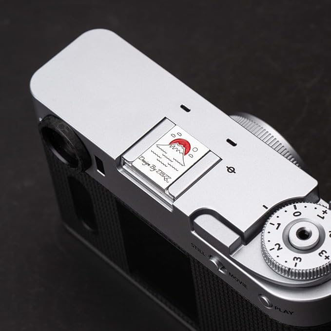 Camera Hot Shoe Cover/Shutter Button, Soft Release Button,Suitable for FUJIFILM XT5 XT4 XT3 XT30 XT20 X100V X100F XT100 X-E3 X-PRO2 X-PRO3 (Mountains and sea-Hot Shoe Cover)