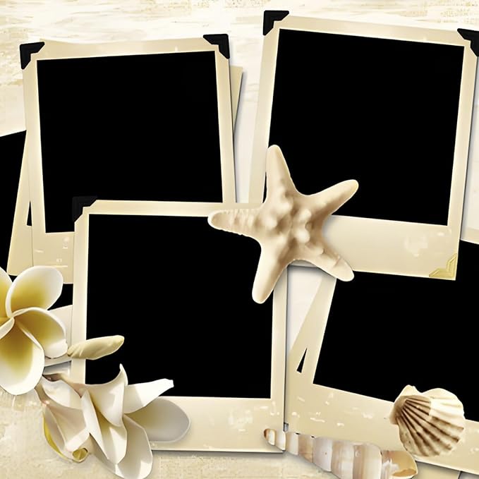 Pine & Linen 288pcs Durable Photos Corners,Photo Corner Stickers Self-Adhesive Mounting Corners, Acid Free Photo Corner for Scrapbooking/DIY Enthusiasts（Black）