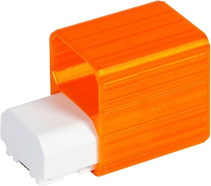 Selens TPU Air Bladder NP-FZ100 Camera Battery Case Bag Box for Sony NP-FZ100 Battery (Orange 2 Sections)