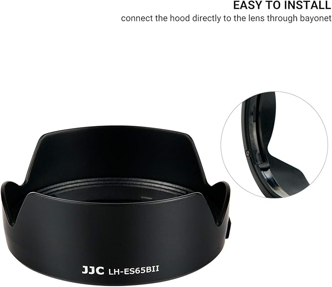 Tulip Flower Lens Hood for Canon RF 50mm f/1.8 STM on EOS R6 R5 RP R Camera, Reversible Lens Shade Replace Canon ES-65B Lens Hood, Compatible with 43mm Filters and 43mm Lens Cap