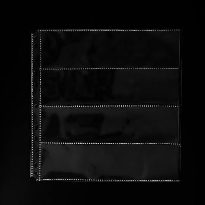 30x 120Archival Storage Sheets - Negative Page Preservers for 120 Film (30 Archival Storage Sheets)