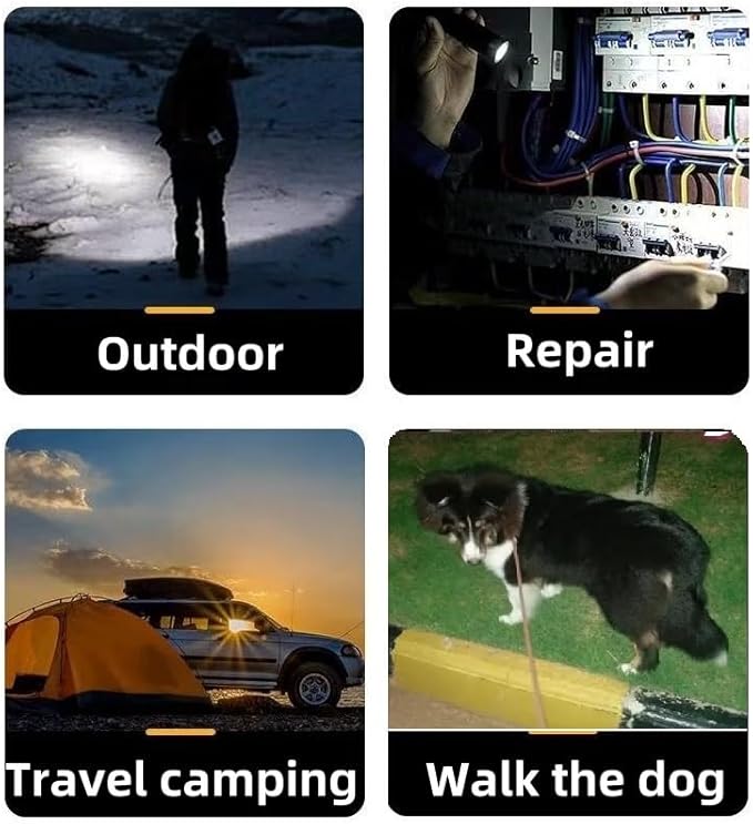 5Pack Mini Small Pocket LED Flashlight，USB Rechargeable High Lumens Bright Powerful EDC Flash Lights，Aluminum Handheld Flashlight for Home, Emergency, Camping, Dog Walking, Bulk Gifts for Kids