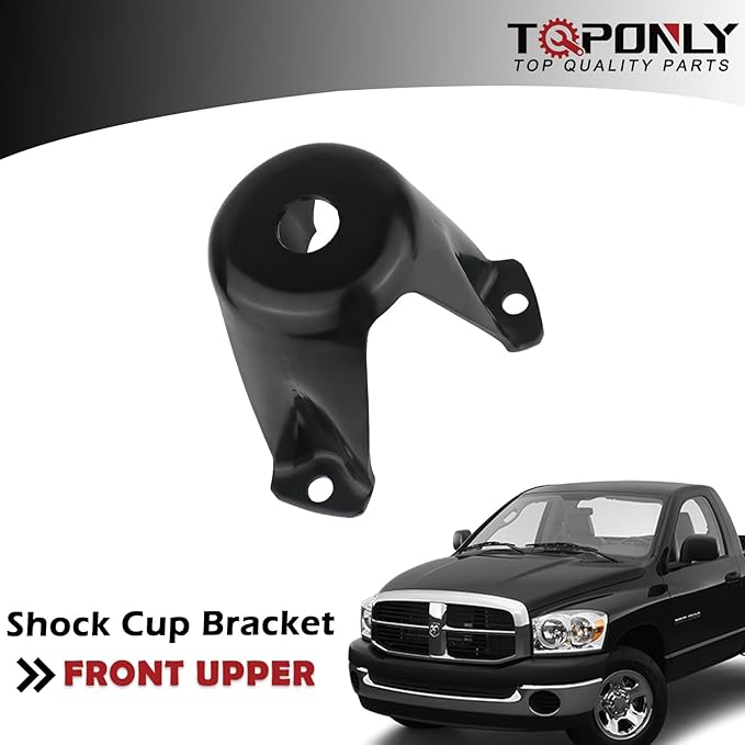TQPONLY Upper Shock Cup Bracket Mounting | Compatible with Dodge Ram 1500 2500 3500 4500 5500 Accessories Front Suspension Shock Mount | Replacement 68194635AA