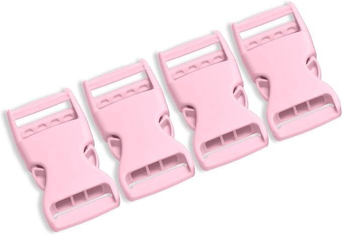 Buckles for Straps Set of 4 Pcs Plastic Buckle Clip Quick Side Release Plastic Fastener