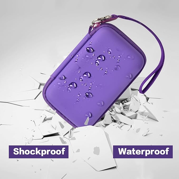 Case for Anker MagGo 3-in-1/MagGo UFO Charging Station,for Augnner for Iseyyox for Apple MagSafe Duo/for LISEN/for RTOPSMagSafe Wireless Charger Foldable Magnetic Charging Stand Storage Box-Purple