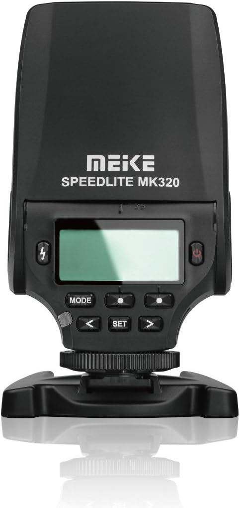 MEIKE MK-320S Mini TTL Speedlite Automatic Flash for Sony MI Hot Shoe DSLR and Mirrorless Cameras A7 A7II NEX6 A6000 A6300 A6500