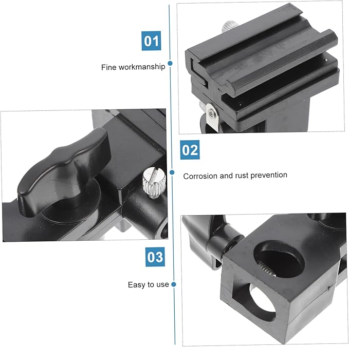 jojofuny Flash Trigger Bracket Light Adapter Tripod Mount for Camera Off-Camera Flash Stand Umbrella Clamp