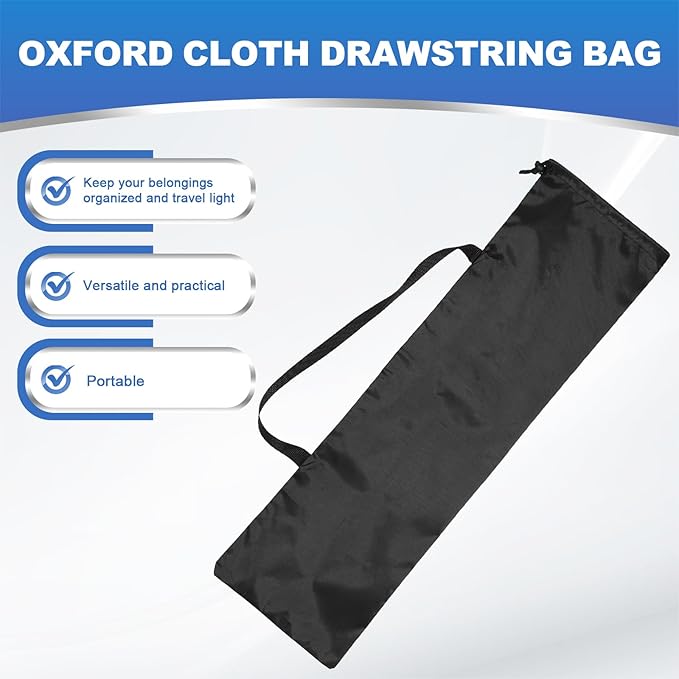 PATIKIL 33 x 10 Inch Tripod Carrying Case, 2 Pack Camera Tripod Carrying Bags Oxford Cloth Padded Bag for Camera Gear Mic Light Stand Sheet Music Photography Accessories, Black