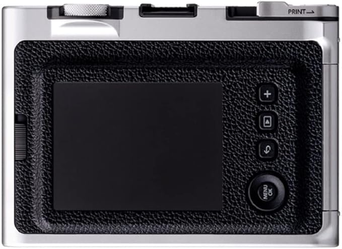 FUJIFILM INSTAX MINI EVO Hybrid Instant Camera | Black Bundle with Instax Mini Film | 20 Exposures + 64GB Micro SD Card + Mini Album, Borders, Stickers & Clips + Cleaning Cloth (5 Items)