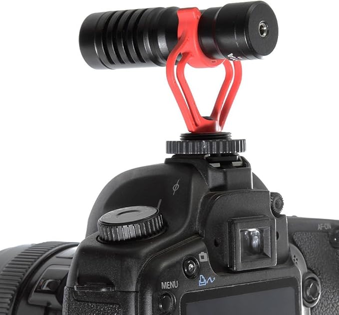 FocusFoto Smartphone Video Rig Camera Cage Mount Holder Stabilizer Handle Grip with BOYA by-MM1 Shotgun Microphone Mic + 49 LED Light Kit for Mobile Phone iPhone Filmmaking Professional Videomaker