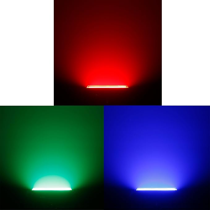 MFL. S100 Strobe Light 132-LED RGB Stage Lighting Strobe Blinder and Wash Light DJ Disco Lights Sound Activated Modes DMX Control All in One for DJ Party Stage Lives Concert