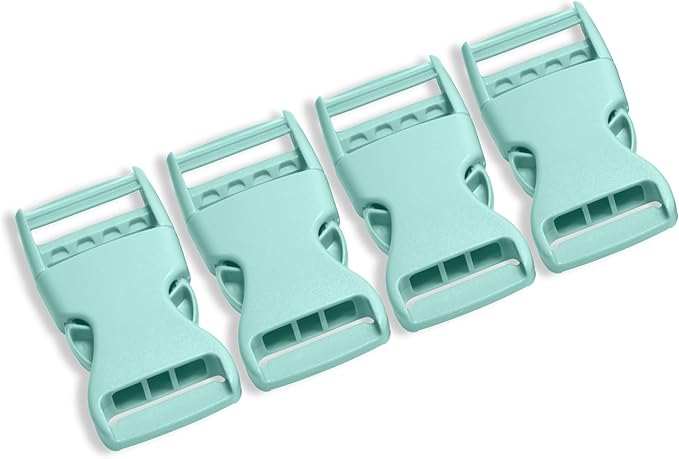 Buckles for Straps Set of 4 Pcs Plastic Buckle Clip Quick Side Release Plastic Fastener