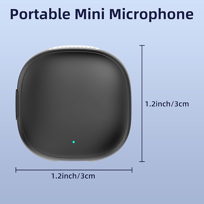 Wireless Microphone for iPhone 17 16 15 - Ai Noise Cancelling Mini Microphone USB C for Android Phone, Lavalier Mic with 35H Charging Case for Video Recording Vlogging YouTube Tiktok